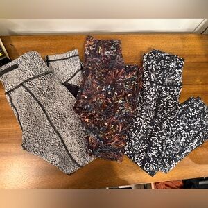 Lululemon legging Set size 2 capri